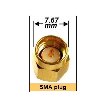 ANTENA 110mm / 2,4GHz / 2,5dB - wtyk SMAplug / do nadajników RC