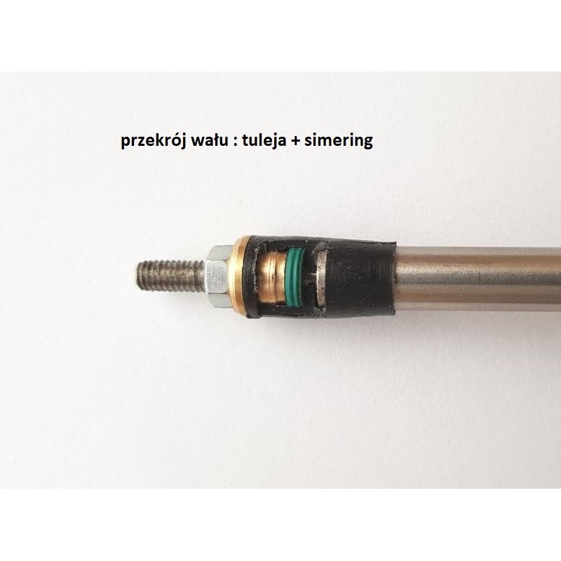 PS WAŁ NAPĘDOWY WS-01/140 mm/M4/3,17 mm( 1 x simering )