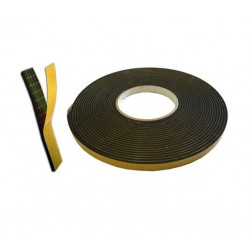 MIKROGUMA TAŚMA 5*10*1000 mm z klejem CZARNA