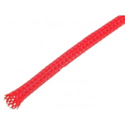 FLEXIBLE PROTECTION HOSE 4/8/1000 mm RED