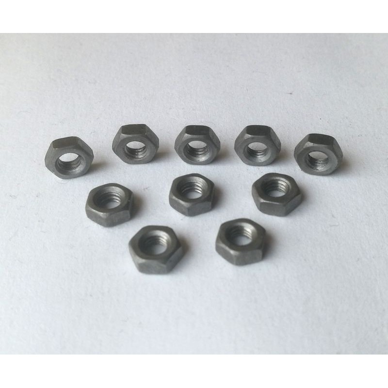 NAKRĘTKA M4 STALOWA (10 sztuk) CZARNA