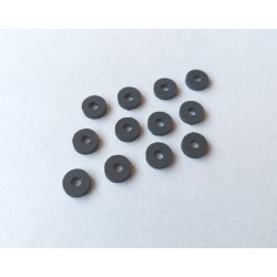 GUMOVÁ PODLOŽKA M4 (4x8 mm) 3 mm silná EPDM - 1 kus