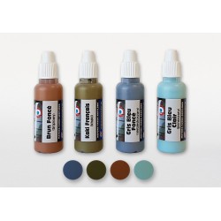 ACRYLIC PAINTS No.11 - FRANCE - set