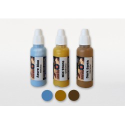 FARBY AKRYLOWE nr. 2 - WIELKA BRYTANIA   / AFRYKA - zestaw