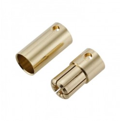 GOLD-PLATED CONNECTOR 6.5 mm (1 set)