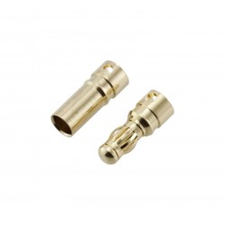 ZLATÝ PLATINOVÝ KONEKTOR 3,5 mm. DLOUHÉ (SADA)