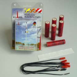 KL. SILNIK RAKIETOWY A6-4 / B4-4 / C6-7  + zapalnik elektryczny / 6 sztuk (0093) GERMANY