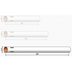 KL. RURA DO RAKIETY  26*385mm            (202638504) z nacięciem na stateczniki 4 / GERMANY