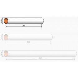 KL. RURA DO RAKIETY  26*200 mm           (202620000) GERMANY
