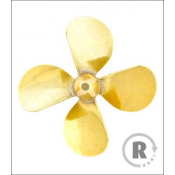 RABOESCH BRASS SCREW 55mm / M4 (CW) right (147-19) - 4 blades