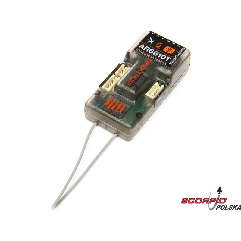 SPEKTRUM ODBIORNIK AR6610T / 6CH (SPMAR6610T) DSM2/DSMX z