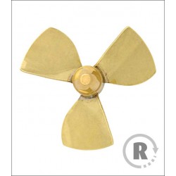 RABOESCH BRASS SCREW 30mm / M4 (CW) right (150-03) - 3 blades