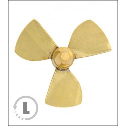 RABOESCH BRASS SCREW 30mm / M4 (CCW) left (150-04) - 3 blades