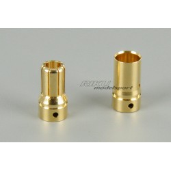 KONEKTOR POZŁACANY 8 mm ( 1 komplet )