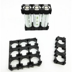 PLASTIC CASING 3x4 for Li-lon 18650 packing / for 12 units (17463)