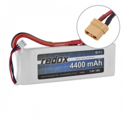 REDOX LI-POL  7,4V/4400mAh 20C / XT-90