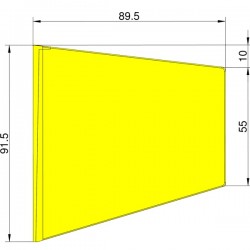 KL.TRAPEZ BALLAST - ŽLUTÝ (3204011) NĚMECKO