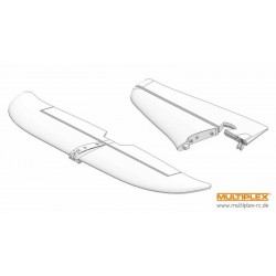 MPX EasyGlider 4 / usterzenie - komplet  (1-02827) made by MPX