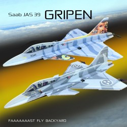 RC FACTORY GRIPEN gray (F40)