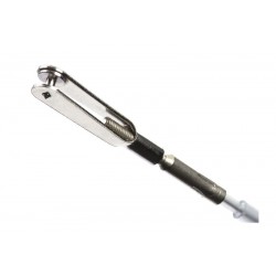 BOWDEN 1m/M2 z drutem KAVAN (KAV0010A) + snap / przeźroczysta rurka