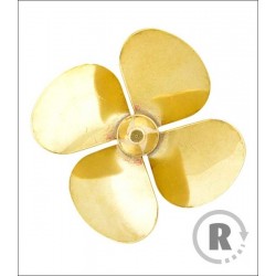 RABOESCH BRASS SCREW 40mm / M4 (CW) pravý (174-05) - 4 čepele