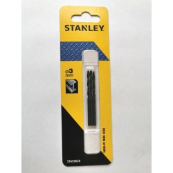 WIERTŁO 1,50 mm HSS-R STANLEY ( blister  3 sztuki )