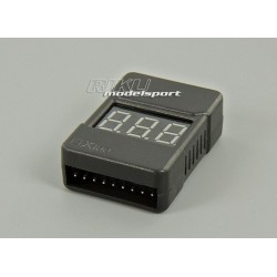 LiPo Voltage Indicator - TESTER / plastic case