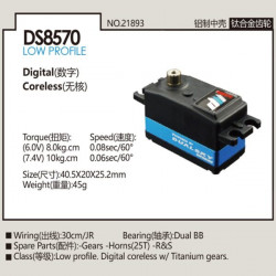 DUALSKY SERWO DS8570 DIGITAL niski       profil HV (45g)