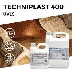 TECHNIPLAST 400 UVLS RESIN 1kg + UVLS HARDENER 0,5kg ( do 1 cm v jedné vrstvě )