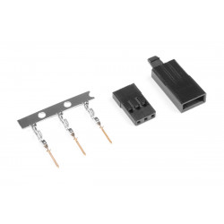 CONNECTOR JR/GR/HIT. "male" ( 1 piece ) with latch (KAV36.155)