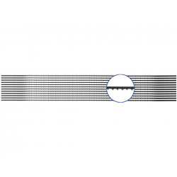 DONAU HAIR PIANO BRASS (M135) for metal / 12 pieces GERMANY