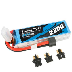 GENS ACE 11.1V/2200 mAh 45C / EC3 / XT60 / T-PLUG