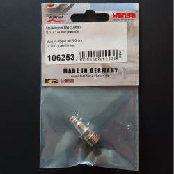 HARDER & STEENBECK CONNECTOR (106253) 5 mm / G 1/4" - NĚMECKO