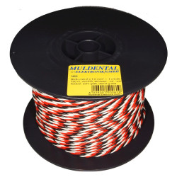 PRZEWÓD DO SERW 3*0,25 mm / 1mb SKRĘTKA  FUTABA (54025) GERMANY MULDENTAL