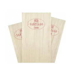 BALSA  0,8*100*1000mm SANTIAGO STANDARD  - średnio twarda