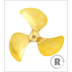 RABOESCH 35mm/M3 brass bolt (CW) right (160-03A) - 3 blades