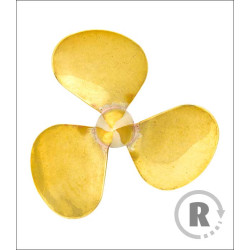 RABOESCH 30mm/M3 brass bolt (CW) right (162-13A) - 3 blades