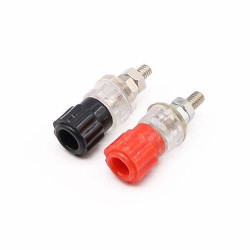 SOCKET 4 mm / banana ( set: red + black )