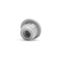 NUT SOCKET PLASTIC. M3 / 10 pieces (124539)