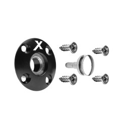 Hadicová zástrčka s logem X / ČERNÁ (FDM-BLACK)