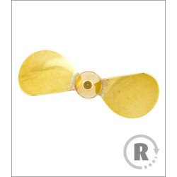 RABOESCH brass bolt 50mm/M4 (CW) right (145-09) - 2 blades