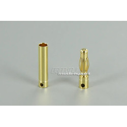 GOLD-PLATED CONNECTOR 4MM (SET)