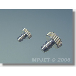 MP4140 PLUG ALU. 4 mm (2 pieces)