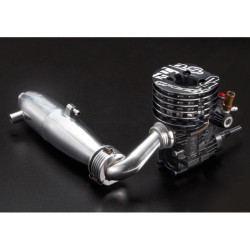 O.S. MAX ENGINE T1204 with silencer