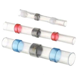 ŁĄCZNIK TERMOKURCZLIWY 0,3 - 0,8 mm / 5  sztuk TRANSPARENTNY