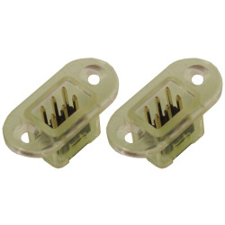 DOUBLE PIN SOCKET JR / GR / HITEC (2 PCS) 71438