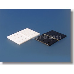 MP2505B ZAWIAS STERU średni 22*33 mm (   12 sztuk ) MP JET