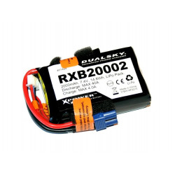 DUALSKÝ NAPĚTÍ 7.4V / 2000MAH RXB 20C / 2C