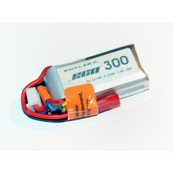 DUALSKY  7.4V/ 300mAh 30C