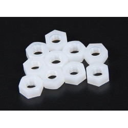 Nylon nut M6 ( 10 pieces )